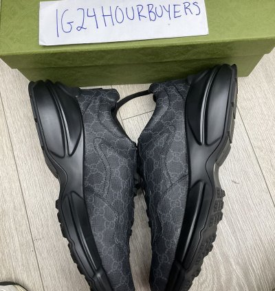 Gucci GG black Rython sneaker Brand new