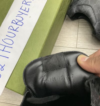 Gucci GG black Rython sneaker Brand new