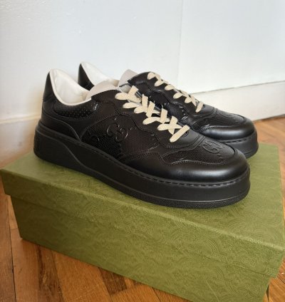 Gucci GG Leather Embossed Sneaker