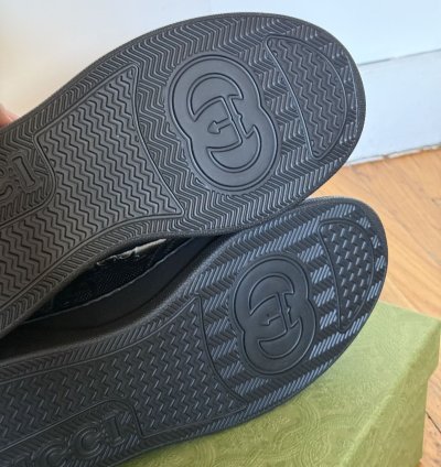 Gucci GG Leather Embossed Sneaker