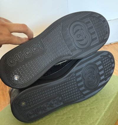 Gucci GG Leather Embossed Sneaker