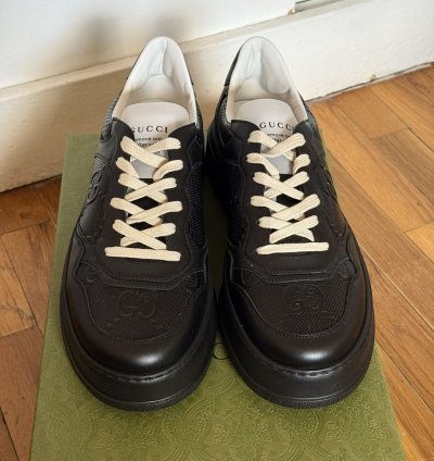 Gucci GG Leather Embossed Sneaker