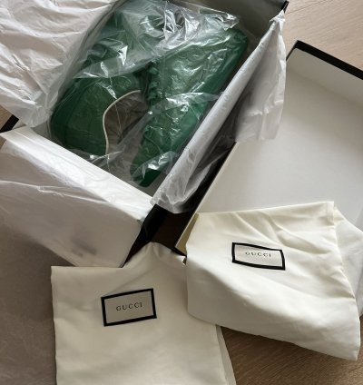 Gucci GG Tennis 20 Green low top Trainer Sneakers
