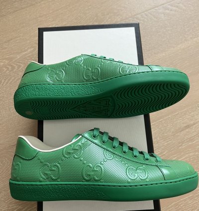 Gucci GG Tennis 20 Green low top Trainer Sneakers