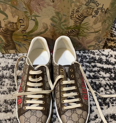 Gucci GG Tiger Ace Sneaker size 8
