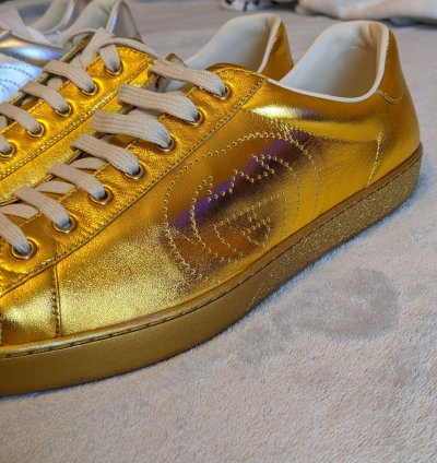 Gucci gold aces