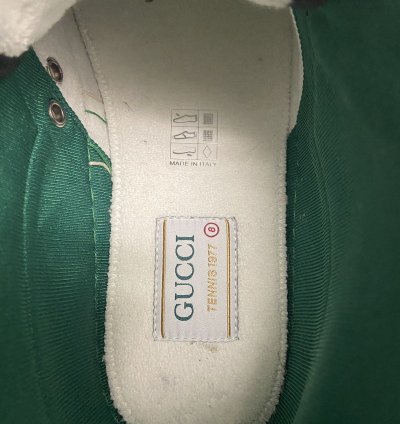 Gucci high top tennis shoe