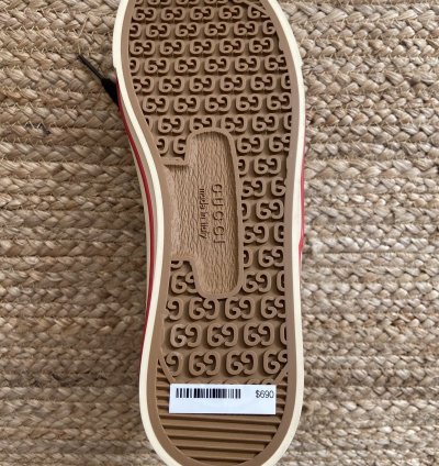 Gucci high top tennis shoe