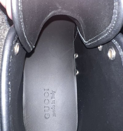 Gucci Hightop Fabric Sneakers Black US 11 5 Brand New