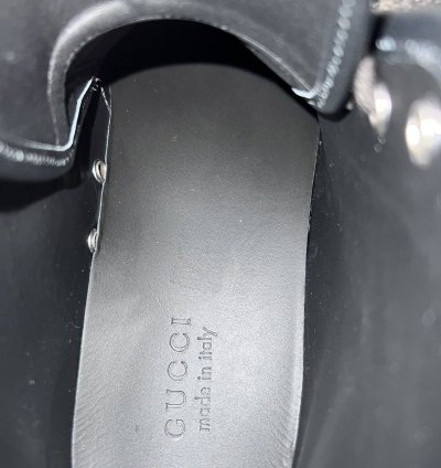 Gucci Hightop Fabric Sneakers Black US 11 5 Brand New