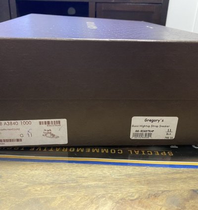 GUCCI HIGHTOP STRAP SNEAKER Gregory