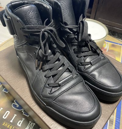 GUCCI HIGHTOP STRAP SNEAKER Gregory