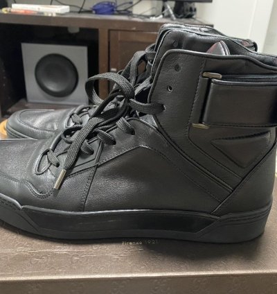 GUCCI HIGHTOP STRAP SNEAKER Gregory
