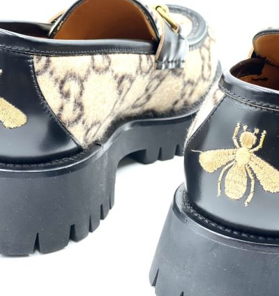 Gucci Horsebit Wool Loafers