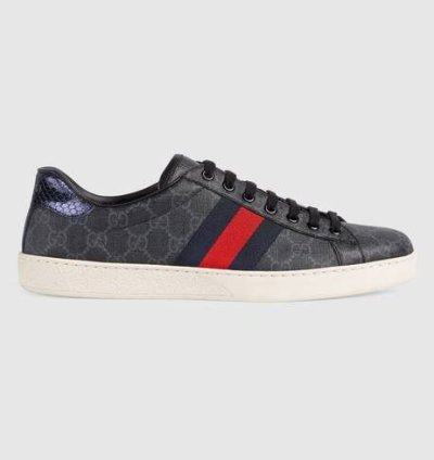 Gucci Lowtop Black Laced Sneakers