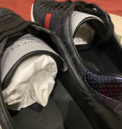 Gucci Lowtop Black Laced Sneakers