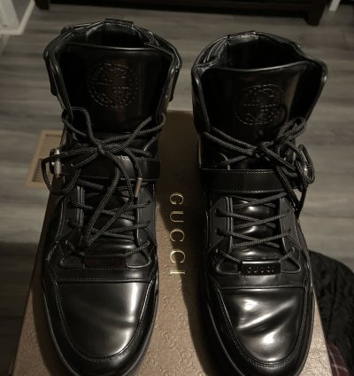 Gucci Magnum High Top Black