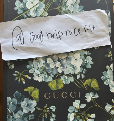 GUCCI Men Bloom Print Supreme GG Blue Hi Top Sneaker