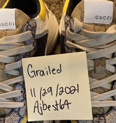 Gucci Men GG Rhyton sneaker