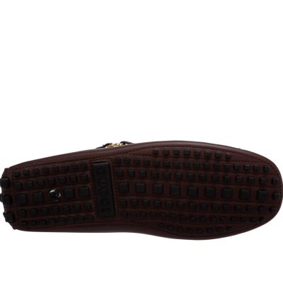 Gucci Men Interlocking GG Fringe Leather Loafer