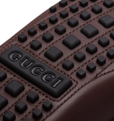 Gucci Men Interlocking GG Fringe Leather Loafer