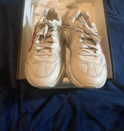 Gucci Men Rhyton Sneaker With Mouth Print