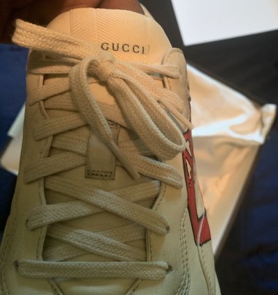 Gucci Men Rhyton Sneaker With Mouth Print
