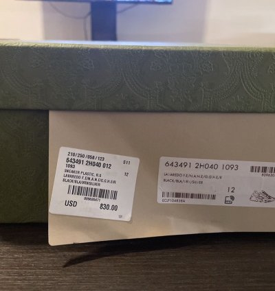 Gucci Men Rhyton Sneakers Size 12