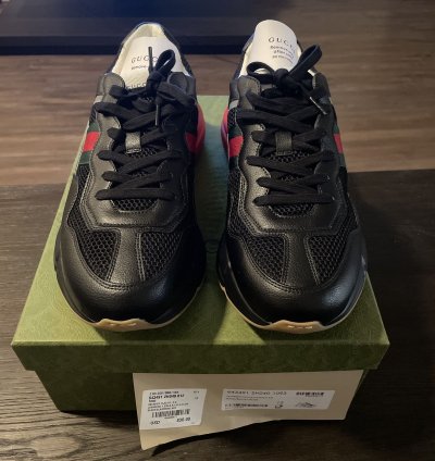 Gucci Men Rhyton Sneakers Size 12