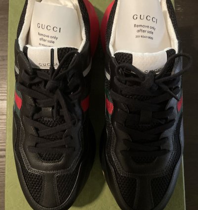 Gucci Men Rhyton Sneakers Size 12