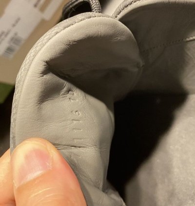 Gucci Men Run Sneakers in Graphite grey