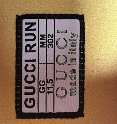 gucci MEN SHOES MULTI-COLOR FABRIC RUN SNEAKERS