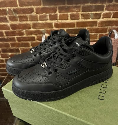 Gucci Mens Jones leather sneakers
