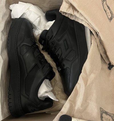 Gucci Mens Jones leather sneakers