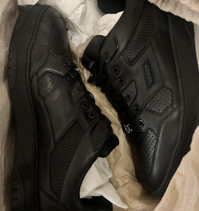 Gucci Mens Jones leather sneakers