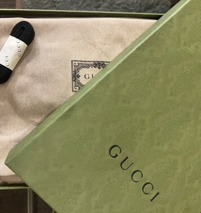 Gucci Mens Jones leather sneakers
