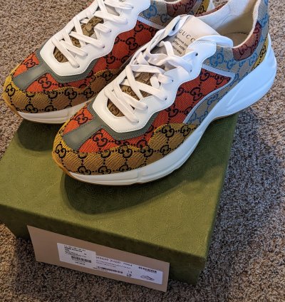 Gucci multicolor rhyton sneakers