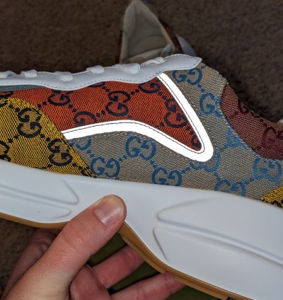 Gucci multicolor rhyton sneakers