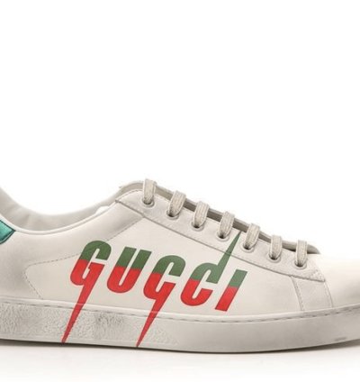 GUCCI NEW ACE BLADE LOGO SNEAKER