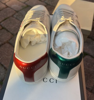 GUCCI NEW ACE BLADE LOGO SNEAKER