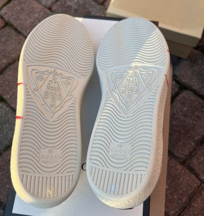 GUCCI NEW ACE BLADE LOGO SNEAKER