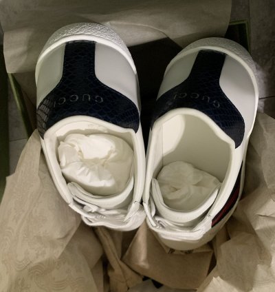 Gucci New Ace Clean Web Stripe Sneaker