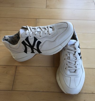 Gucci New York Yankees Rhyton Sneakers