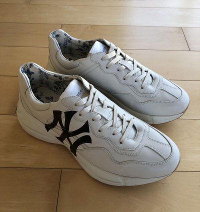 Gucci New York Yankees Rhyton Sneakers