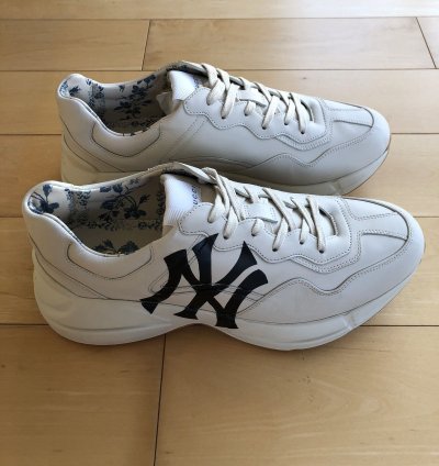 Gucci New York Yankees Rhyton Sneakers