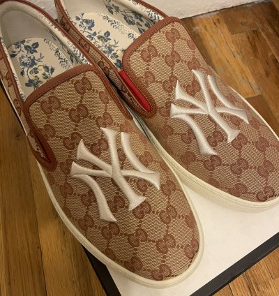 Gucci NY Yankees Slip On Sneaker