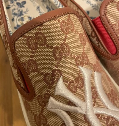 Gucci NY Yankees Slip On Sneaker