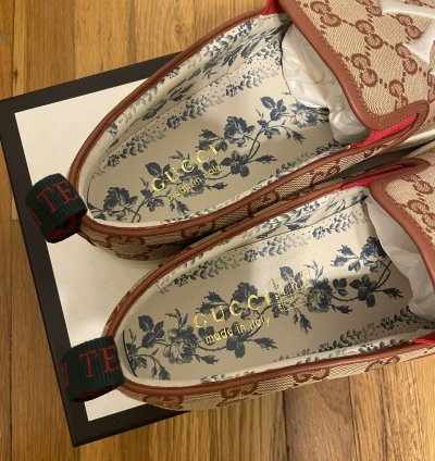 Gucci NY Yankees Slip On Sneaker