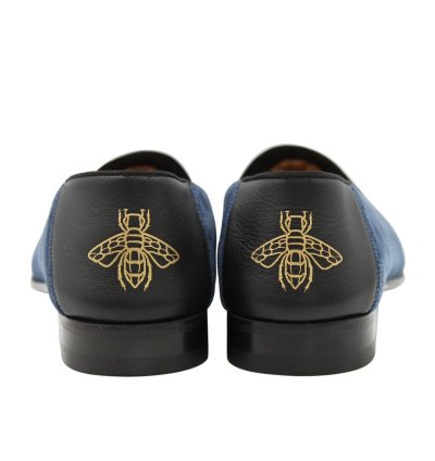 Gucci NY Yankees Velvet Loafers