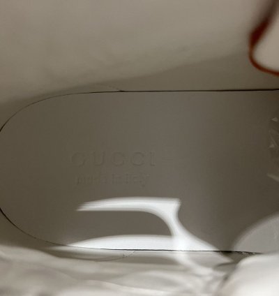 Gucci Orange Monogram Hightop